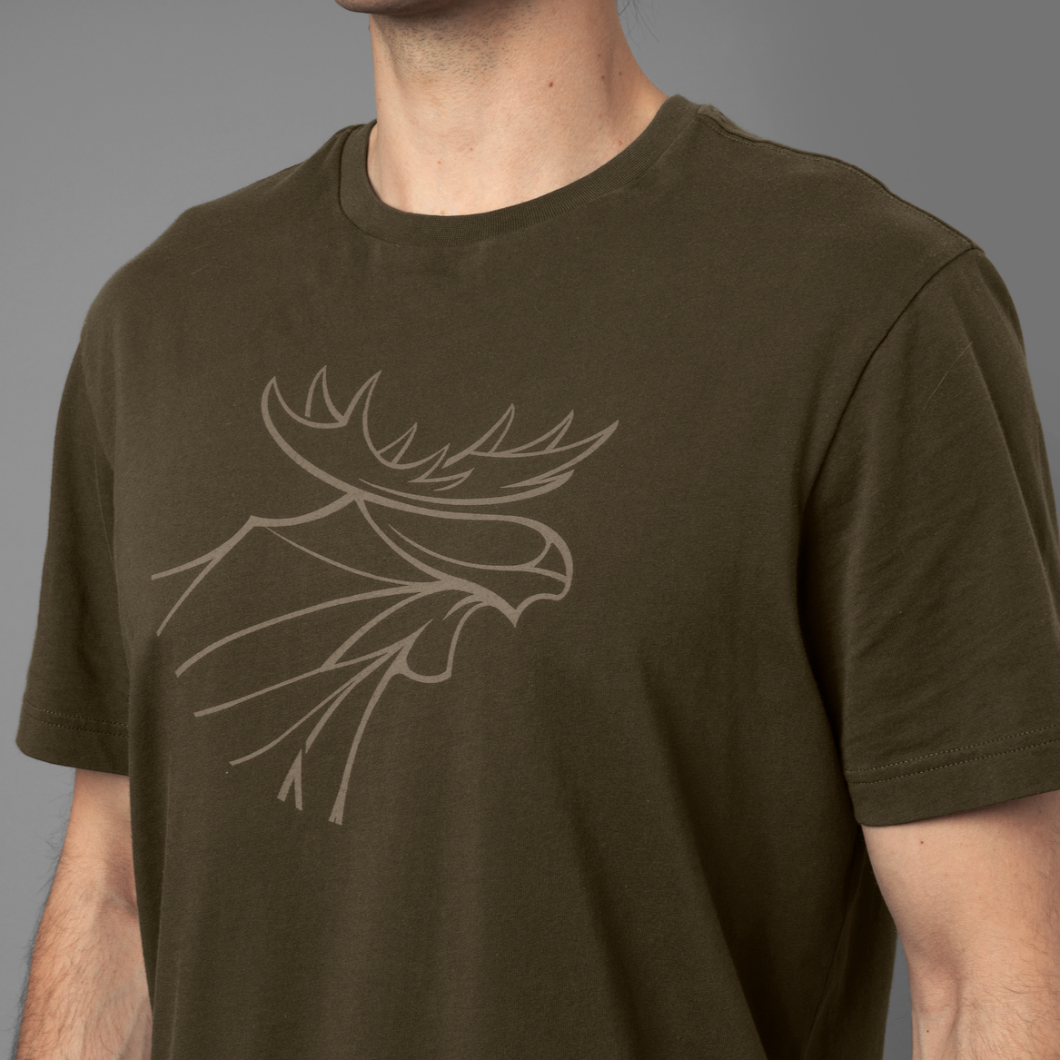 HÄRKILA Geyik Kafası Avcı T-shirt 