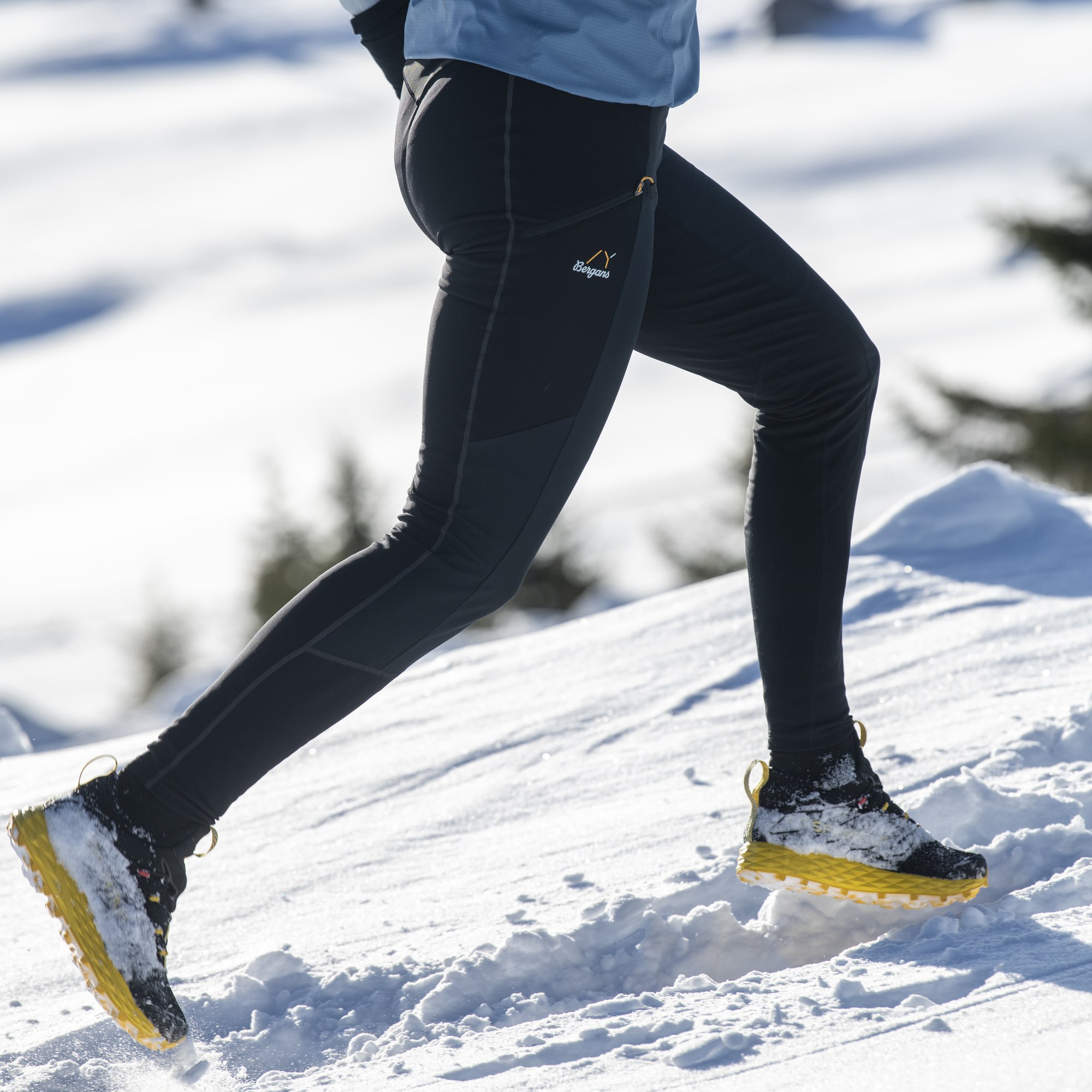 Bergans of Norway Y LightLine Fast Winter Tights Women Kadın Kış Koşu Taytı