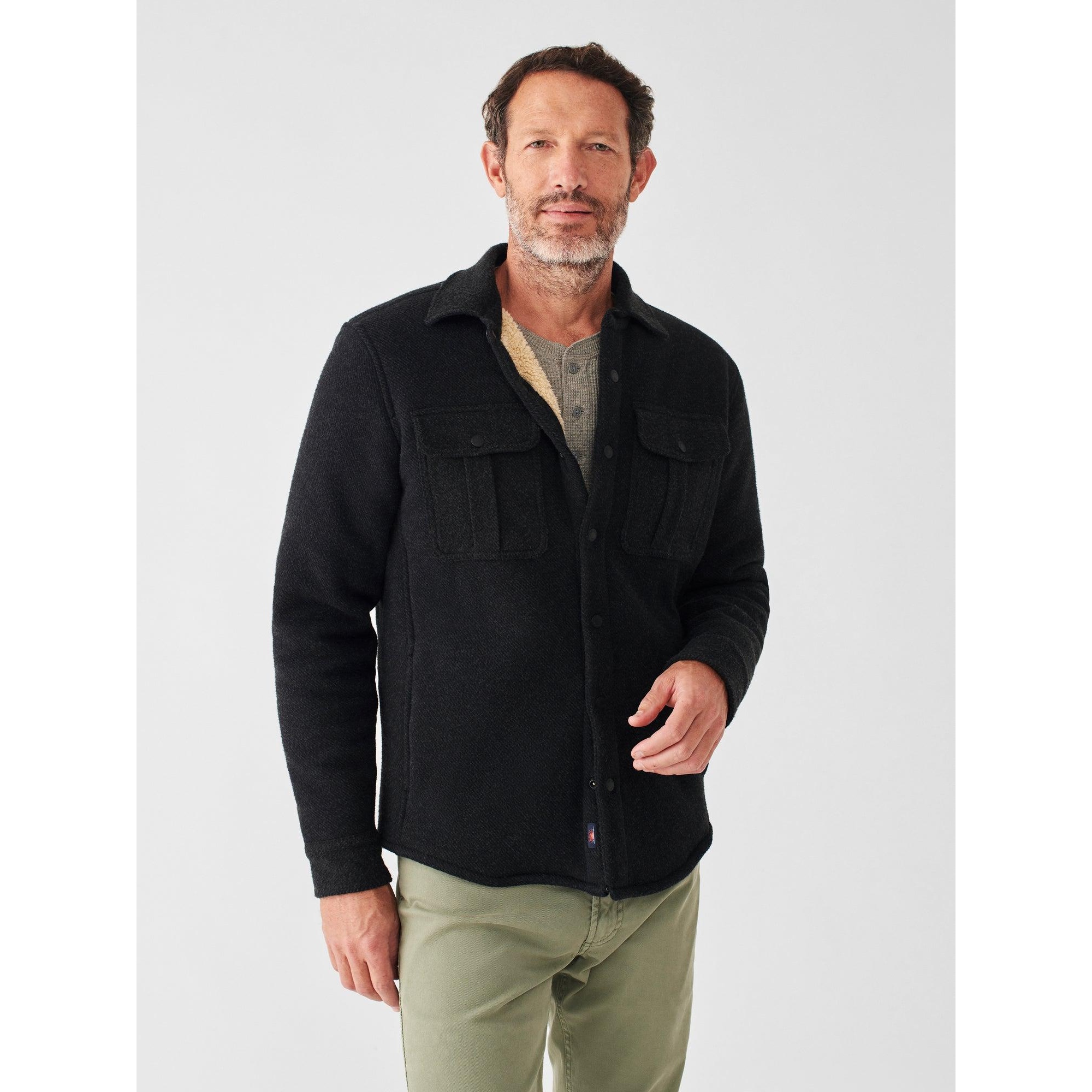 Faherty Legend™ High Pile Fleece CPO Erkek Polar Ceket 