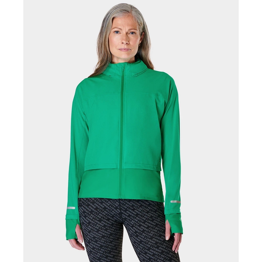 Sweaty Betty Fast Track Running Jacket Kadın Kapşonlu Koşu Ceketi