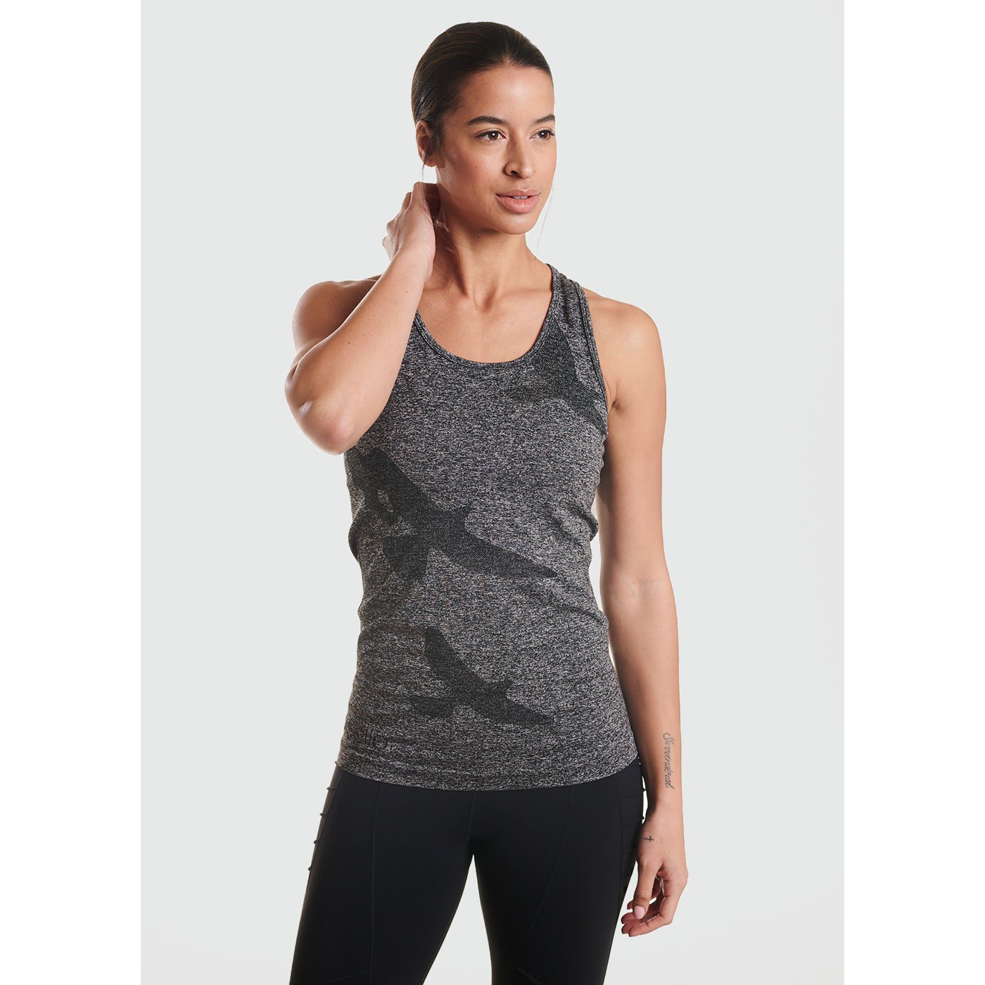 Oiselle Flyte Tank Black Kadın Spor Atlet