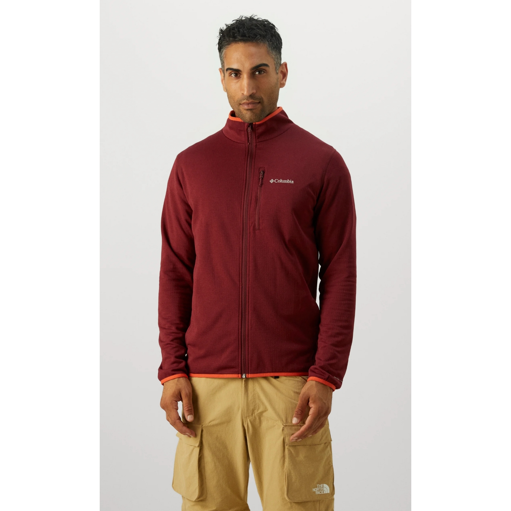 Columbia Essential Hike™ Grid Fleece Jacket Erkek Clima Polar