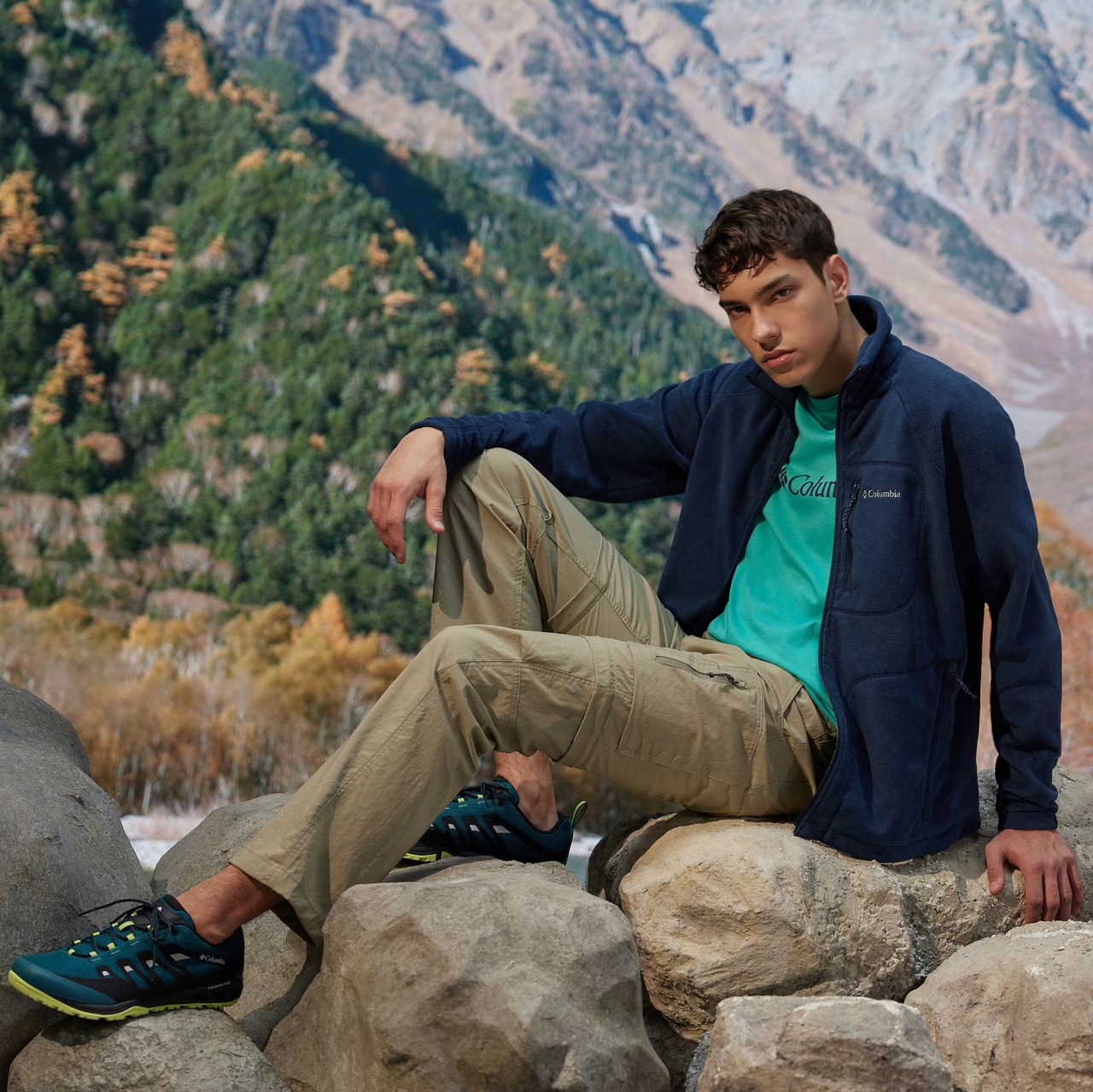 Columbia Fast Trek™ Full Zip Fleece Erkek Polar